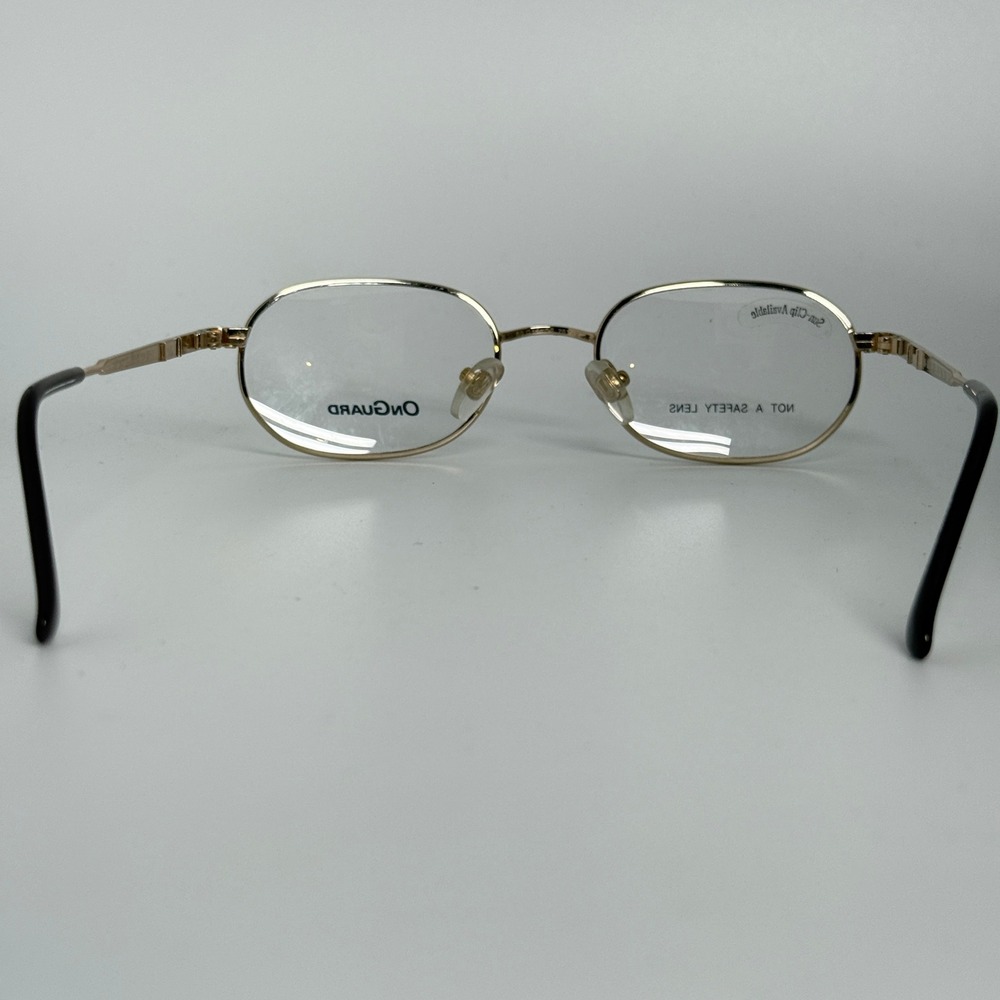 OnGuard 085 Gold Oval Eyeglasses Frames 140 OG Z87-2 CSA Z94.3 Mens 22208 - Picture 3 of 7